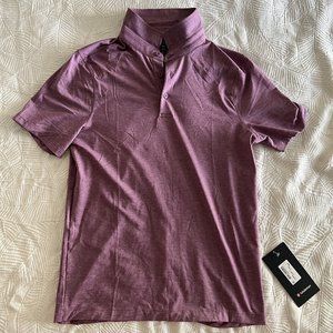 LULULEMON EVOLUTION SHORT SLEEVE POLO SHIRT - S